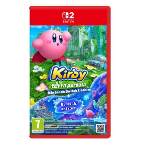 NINTENDO SWITCH 2 KIRBY E LA TERRA PERDUTA + IL MONDO ASTRALE EDIZIONE ITALIANA
